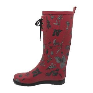 Crvene kiše čizme žene